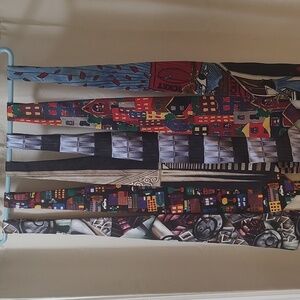 Lot Of 6 Colorful Patterned Ties Collection